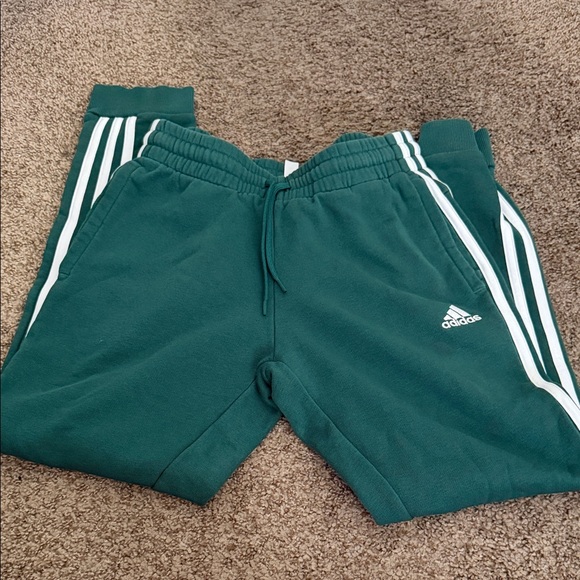 adidas Green tracksuit with White Three-Stripes - Picture 2 of 5